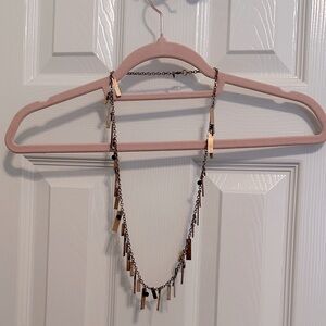 Express Gold and Black Chain Necklace